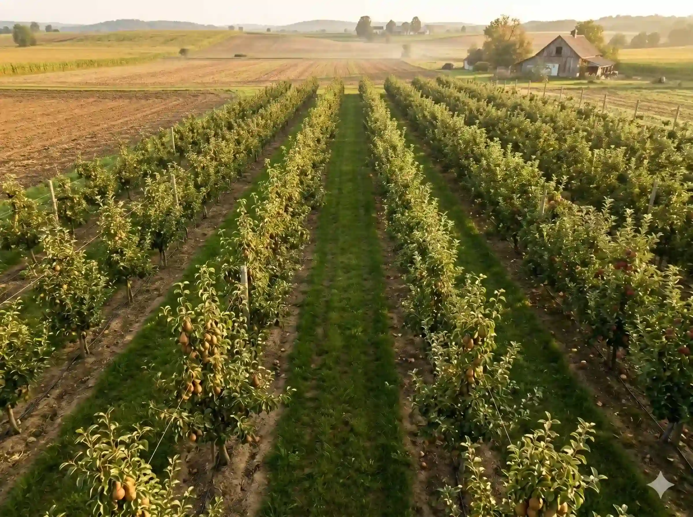 Onze fruitboomkwekerij - plantage